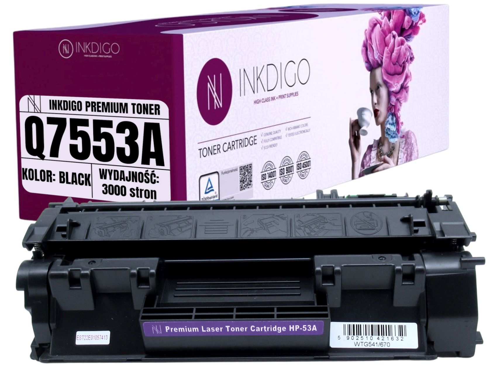TONER do DRUKARKI HP Laser Jet 53a Q7553A TONER HP P2015 P2014 M2727