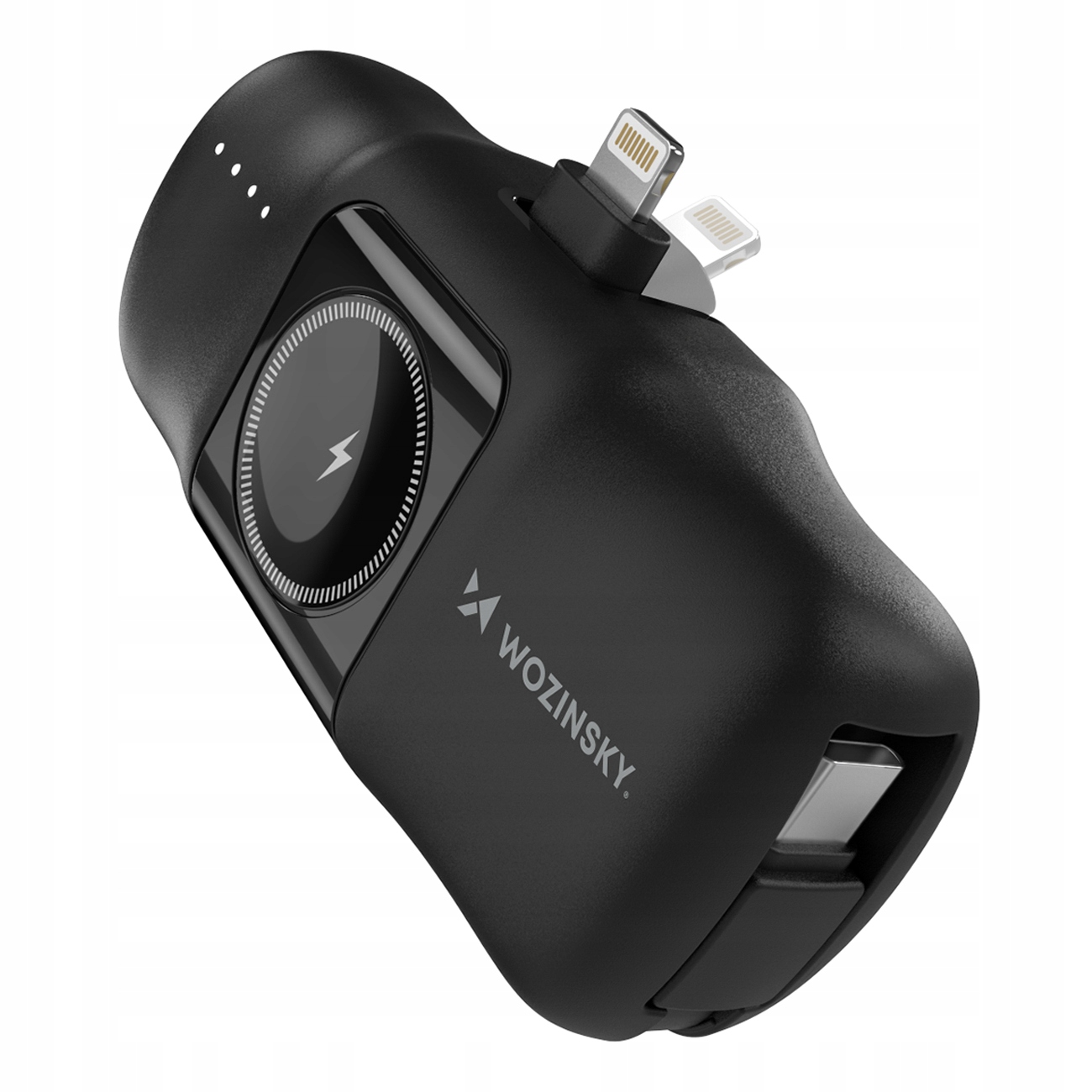 Mini powerbanka 5000 mAh 15W iPhone Lightning s nabíječkou pro Apple Watch č