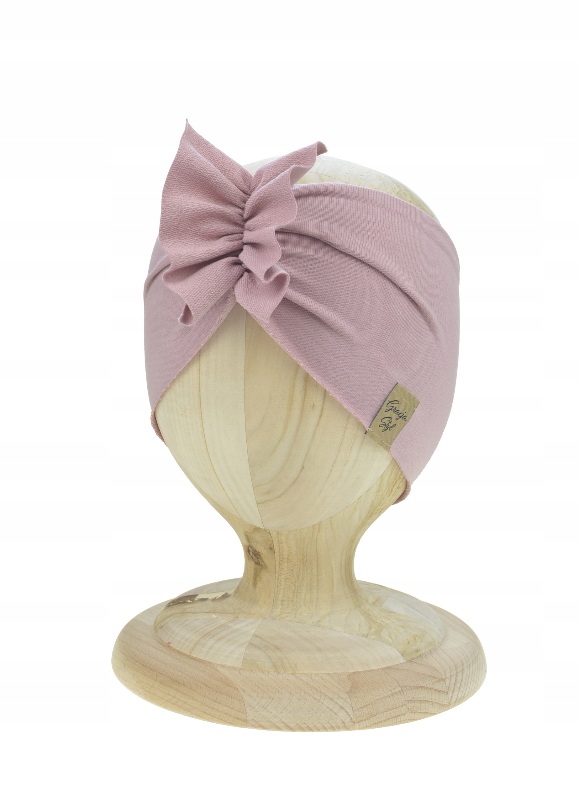 

Śliczna Opaska Turban dla dzieci obwód głowy 52-55