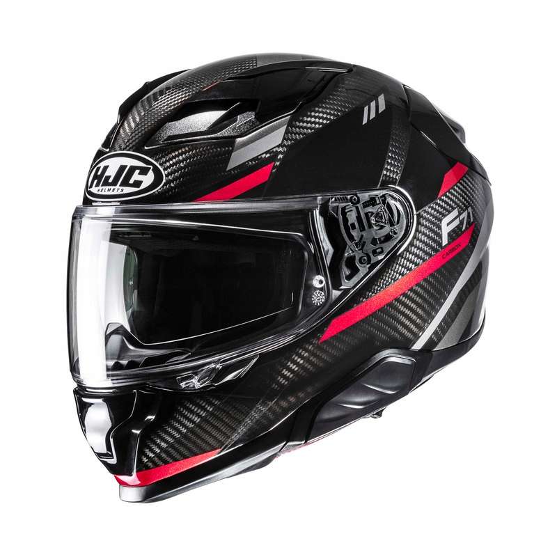 Motocyklová Prilba Hjc F71 Carbon Esira Black Red S