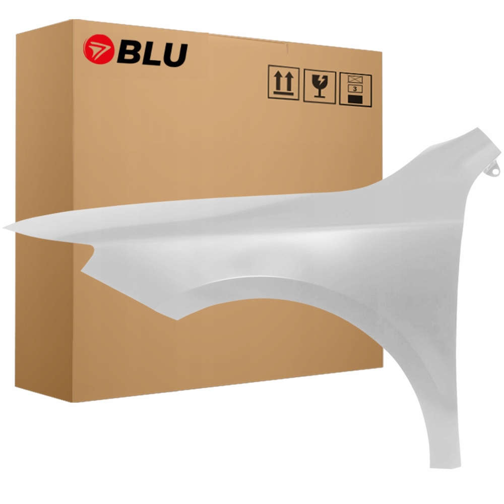 Blu Blatník Škoda Superb II 3T Lift 9156 levý stříbrný 13-15 přední