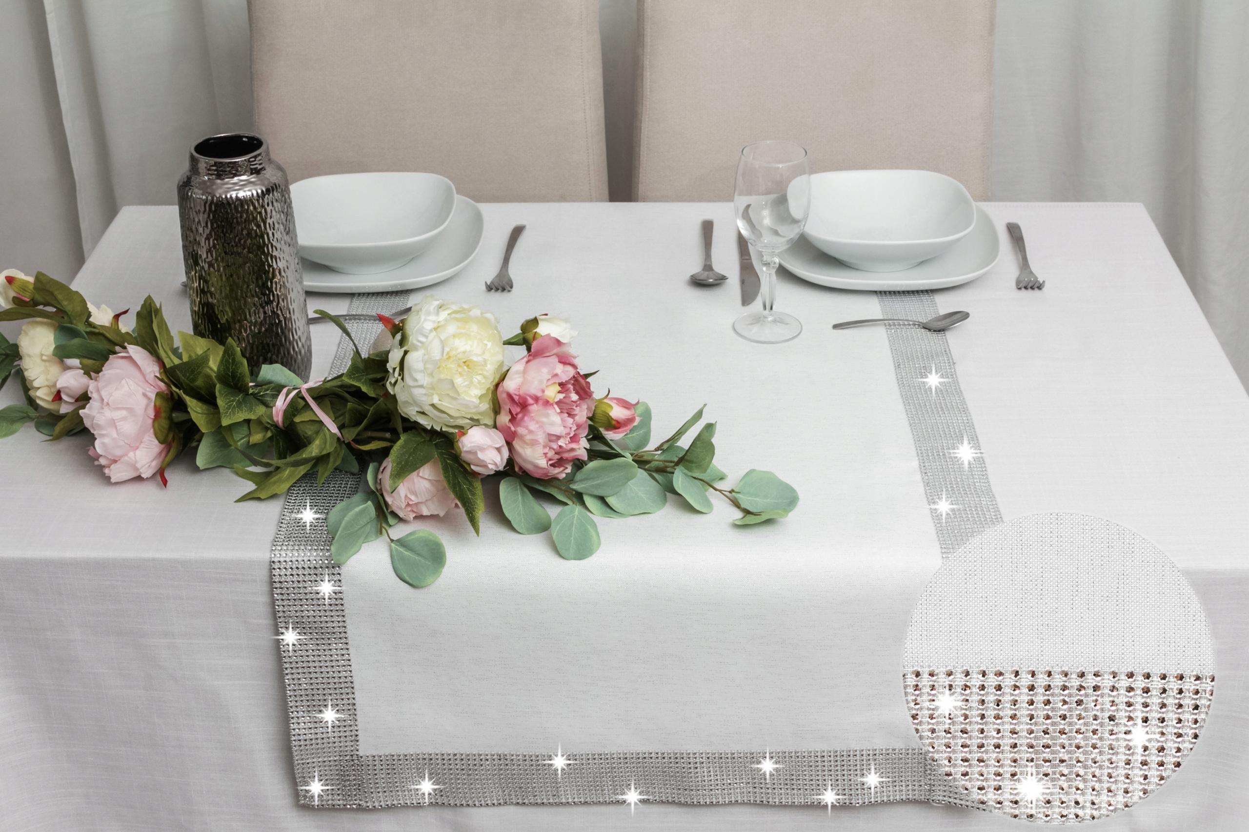 

Bieżnik Serwera Plamoodporny Cyrkonie 60x120 Kolor