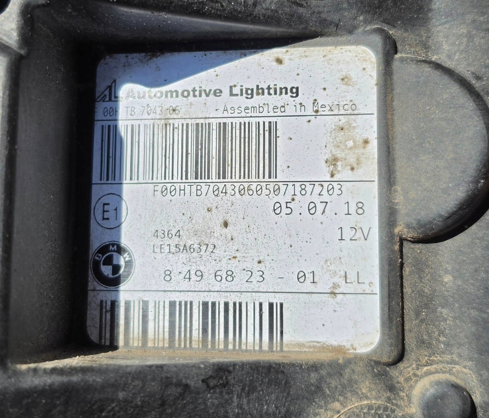 BMW X3 G01 X4 G02 adaptive led light left before lift 2017-2022