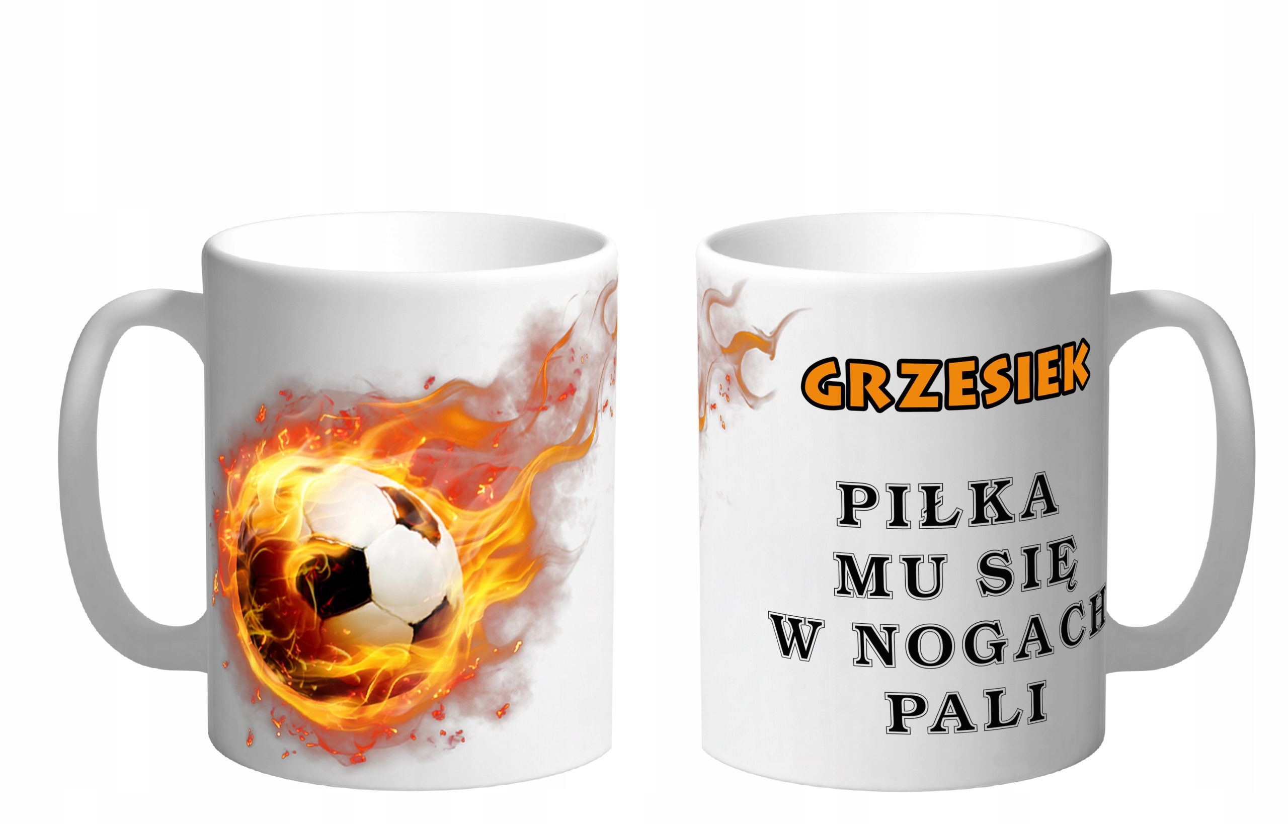 

Kubek Dla Piłkarza Fana Piłki Nożnej Imię
