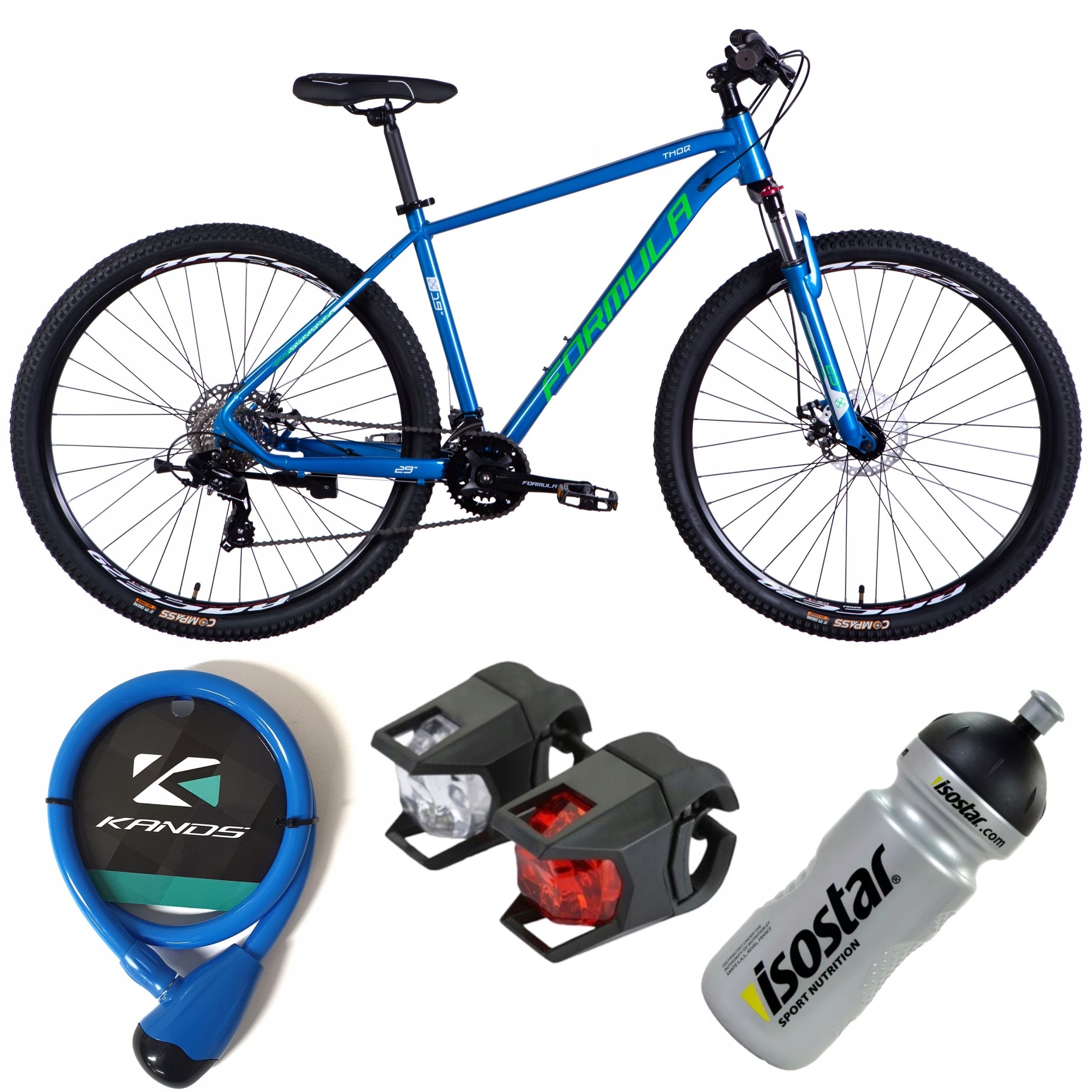 Rower górski Mtm 29" aluminiowa rama 19" 170-180cm H.tarczowe Akcesoria