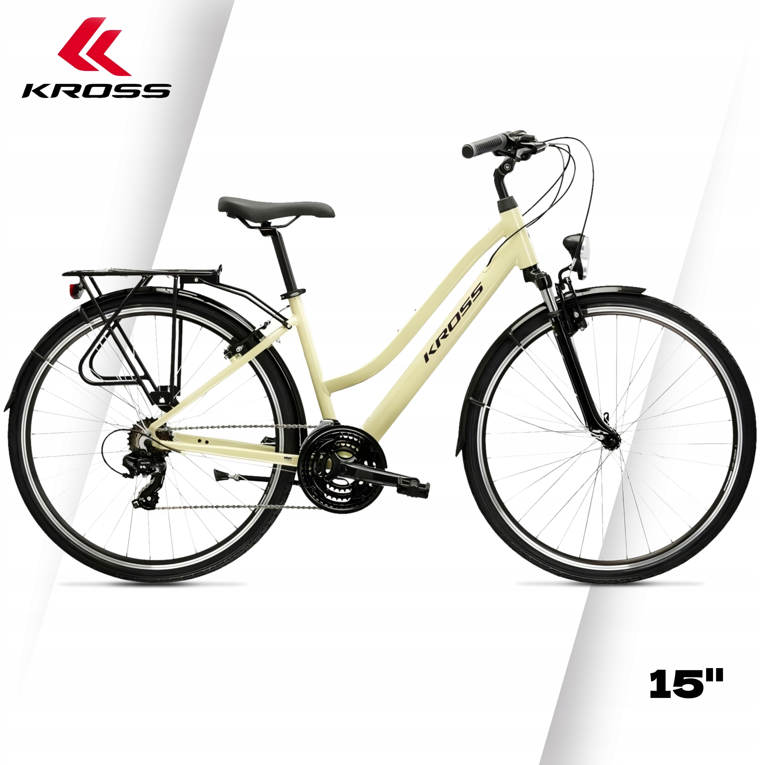Lekki Rower trekkingowy Kross 28" Trans 1.0 rama aluminium 15" Shimano