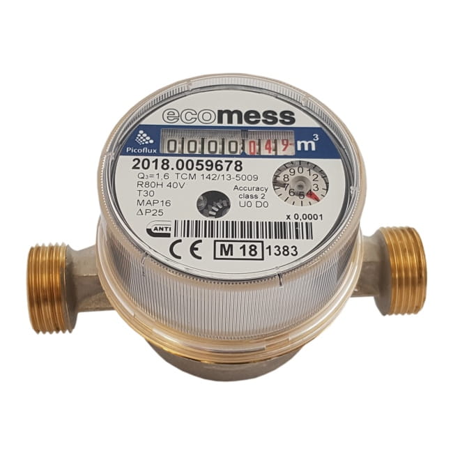Wodomierz do zimnej wody Ecomess Picoflux 1/2