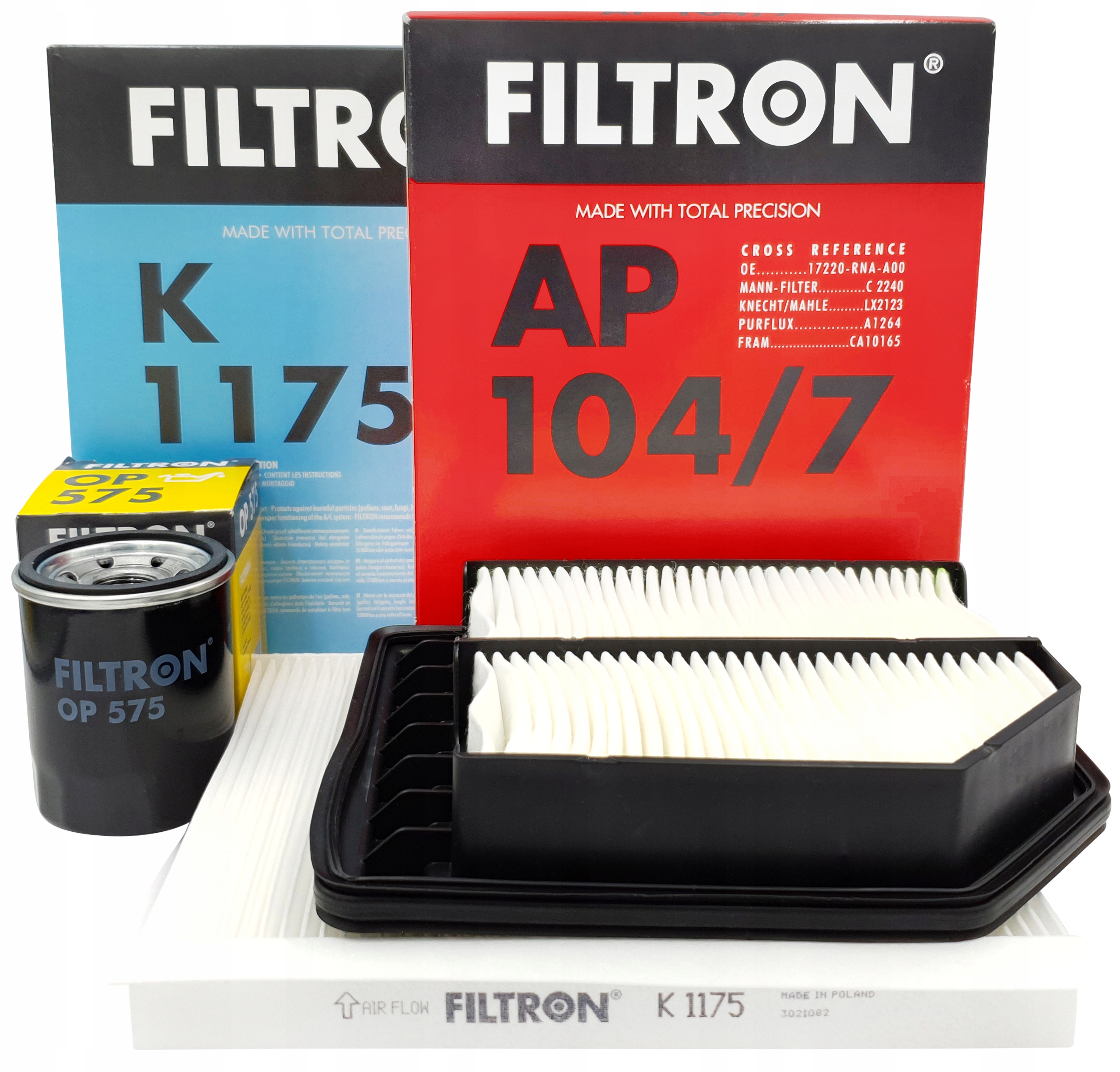 

Filtron Zestaw Filtrów Honda CIVIC VIII 1.8 140KM