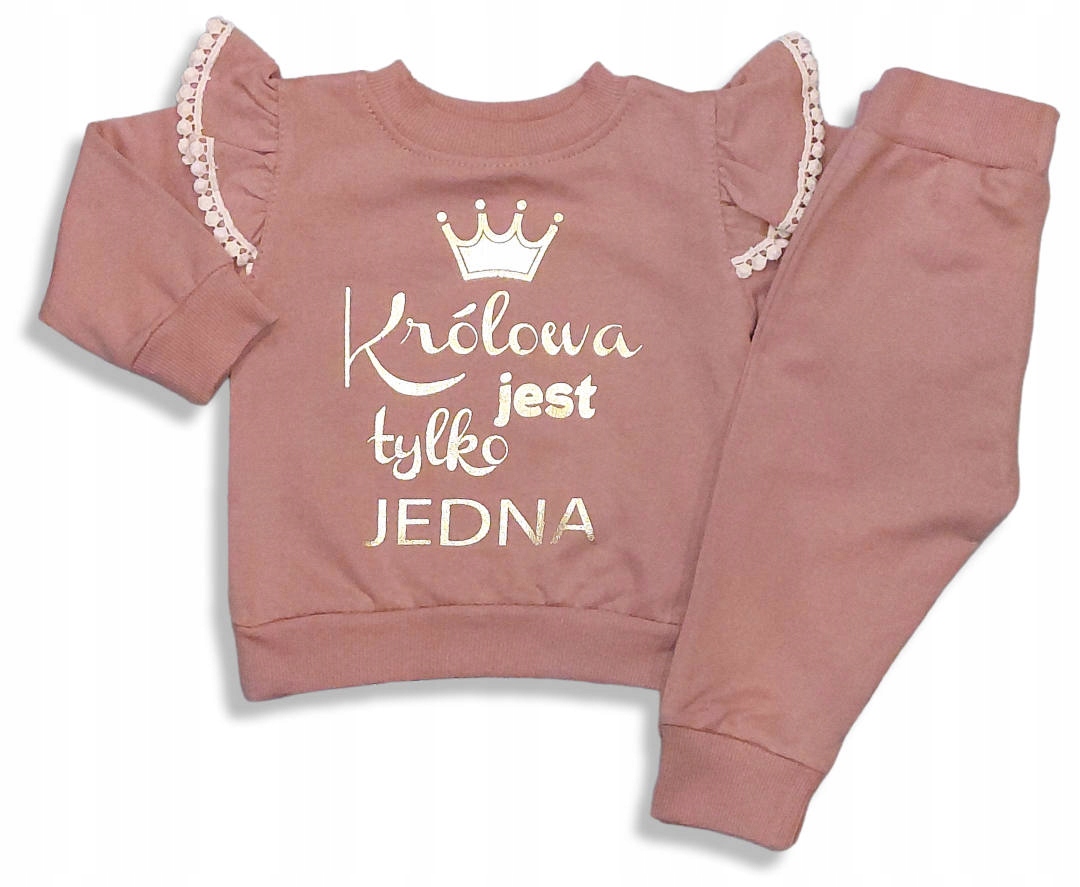 

Dres dziewczęcy z napisem Królowa r.110 cm