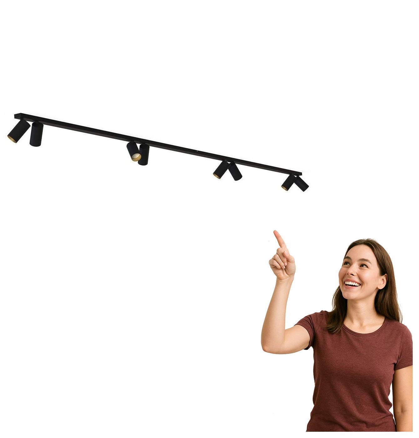 Stropná reflektorová lampa Mono VIII Nowodvorski