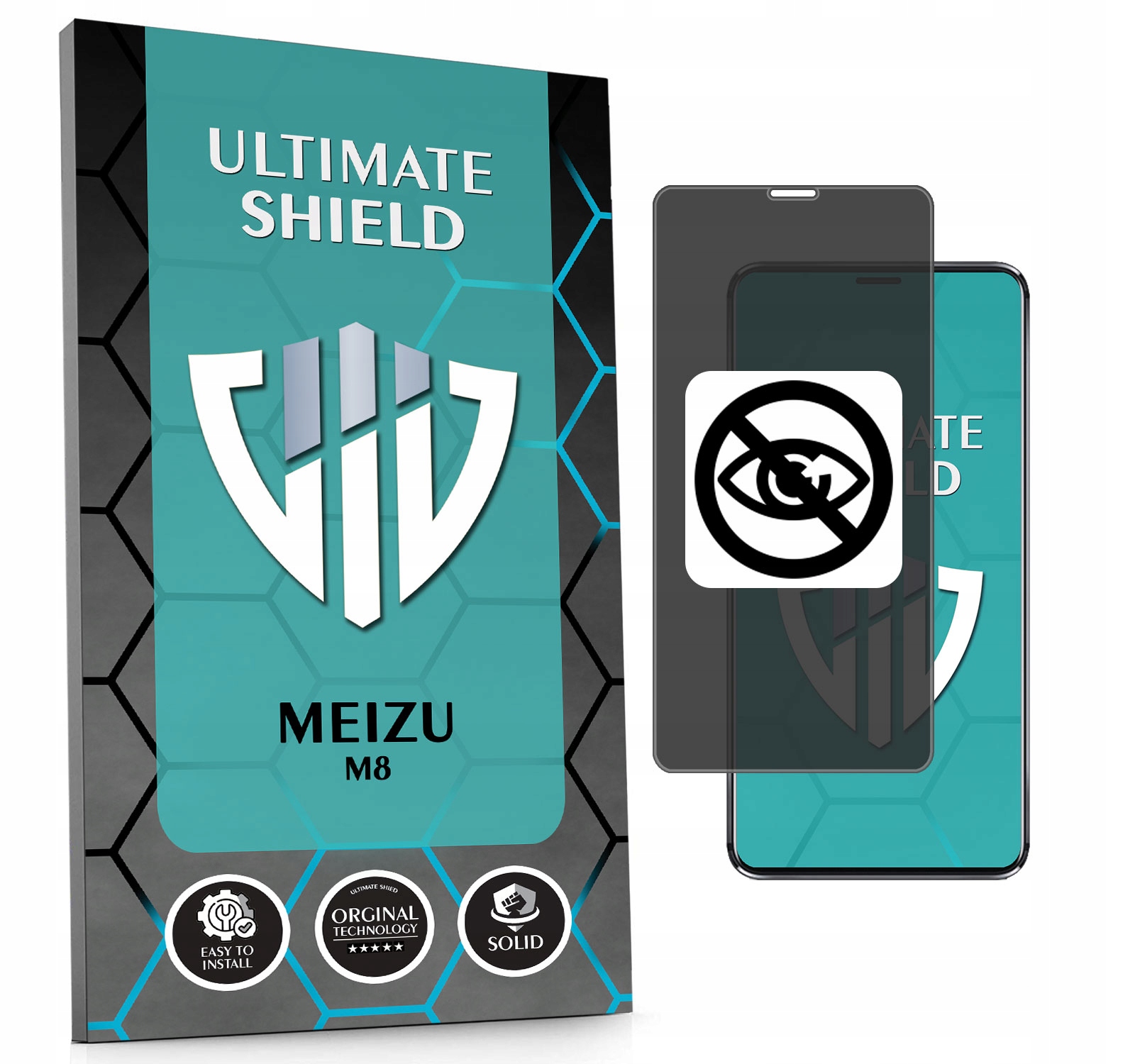 Sklo 5D Privacy Anti-spy Pro Meizu M8 Hydrogelové Matné
