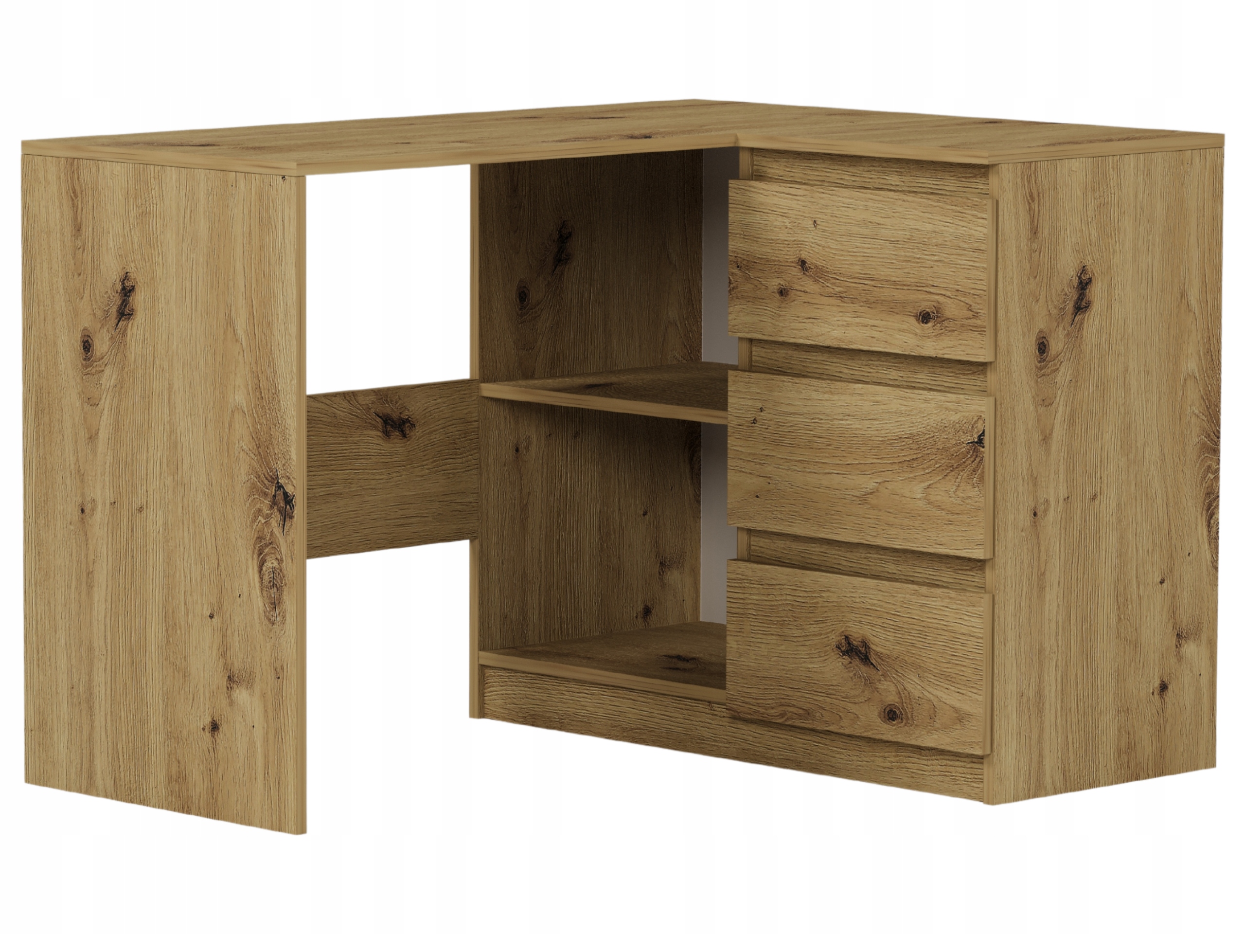 MEBLE BIURKO NAROŻNE KOMPUTER PRAWE artisan N-4P