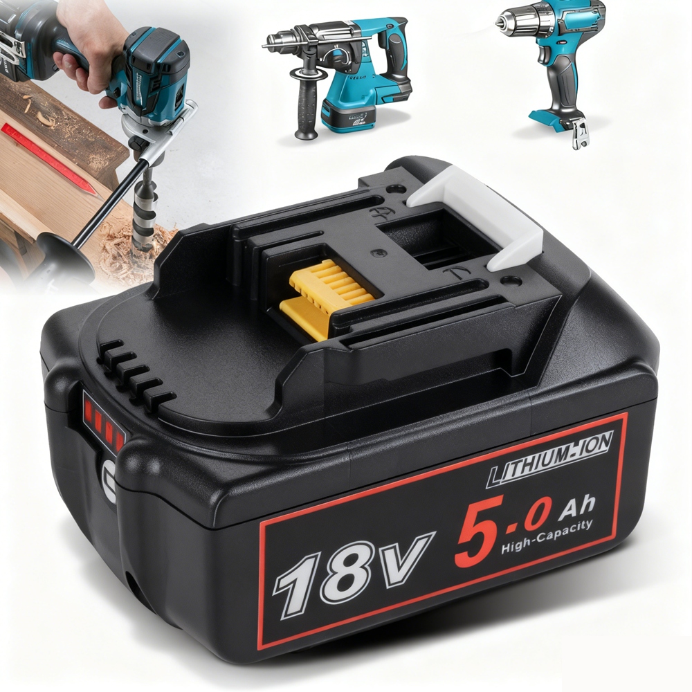 18V 5000MAH Baterie Kompatibilní S Makita BL1850 BL1860B