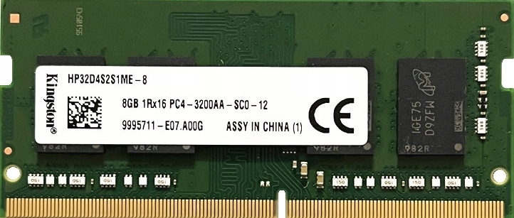 Pamięć Ram DDR4 Kingston HP32D4S2S1ME-8 8 Gb