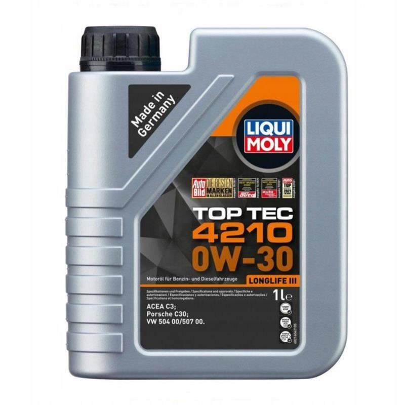 

Liqui Moly Top Tec 4210 0w30 1L C3, 504.00 507.00