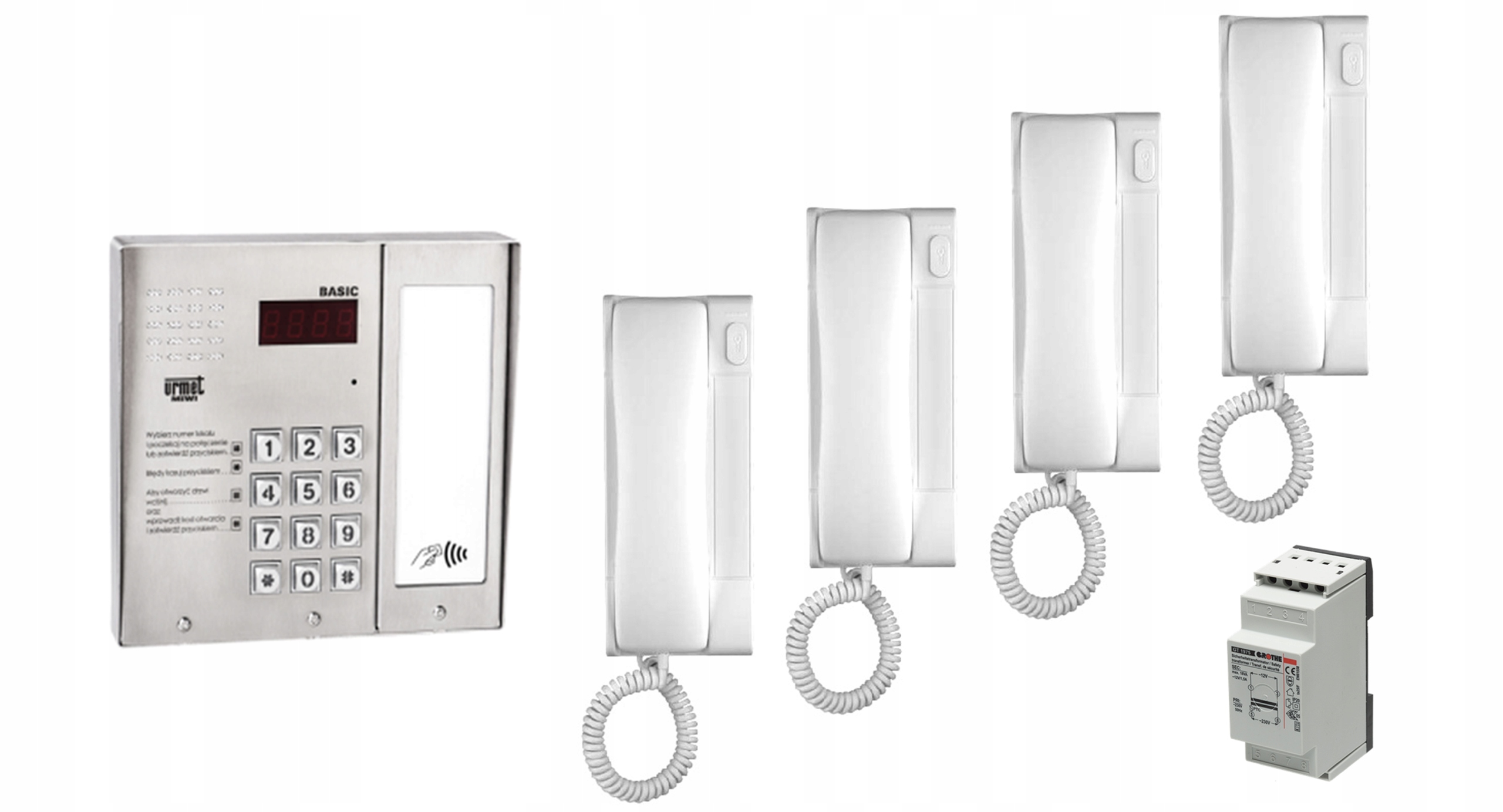 DOMOFON CYFROWY 4-RODZINNY 1062/101D-RF SCAITEL