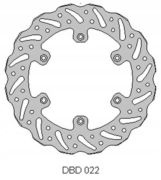 Brzdový Kotúč Zadný Yamaha Yz/yzf/wr 250 '01-16, Wrf/yzf 426/450 '02-16