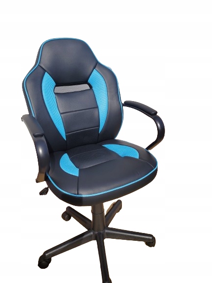 Fotel obrotowy Mid Back Office Gaming Chair Czarno-Niebieski Prezent Kod producenta 3944