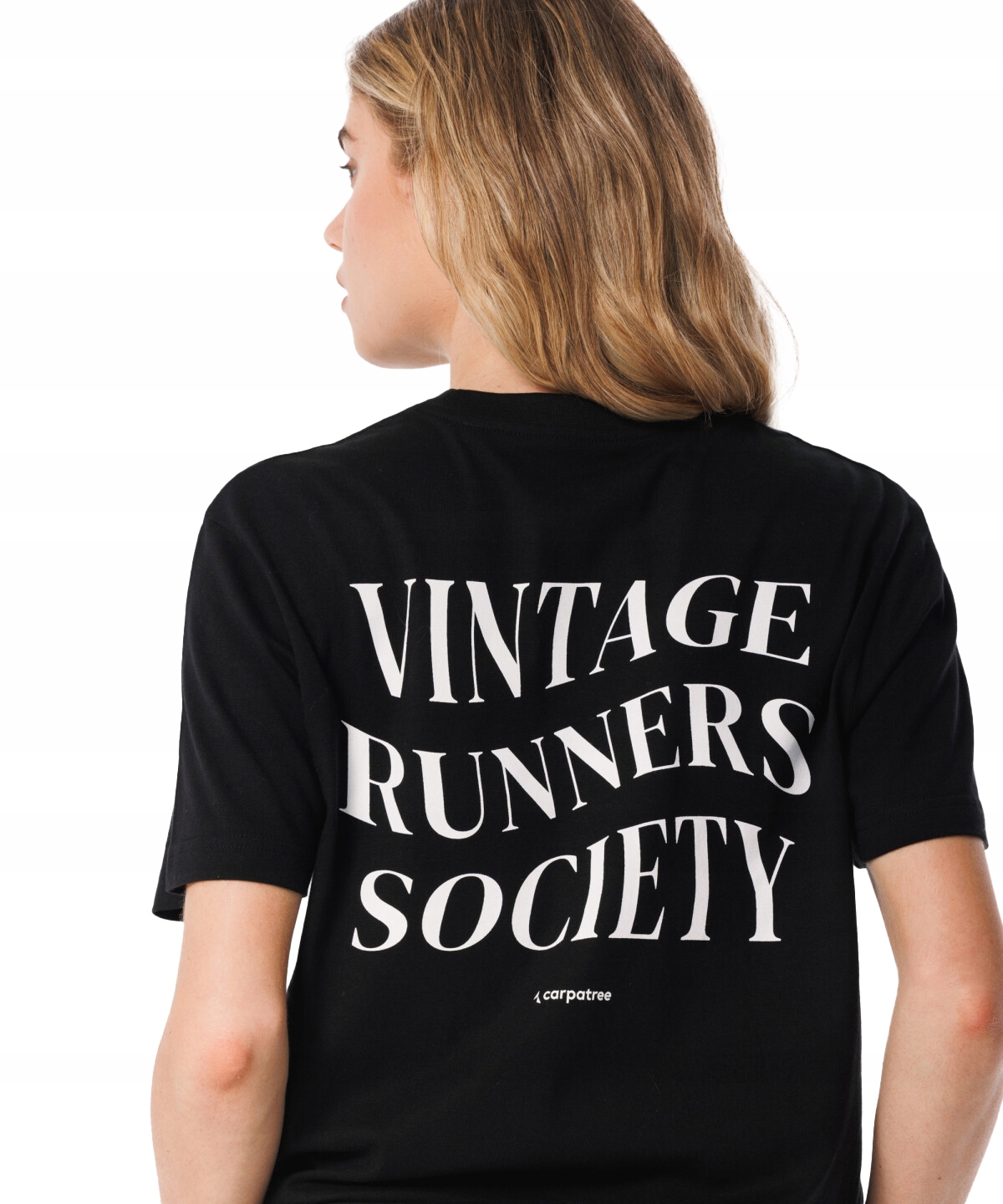 Koszulka T-shirt z nadrukiem Vintage Runners Society Carpatree M czarny