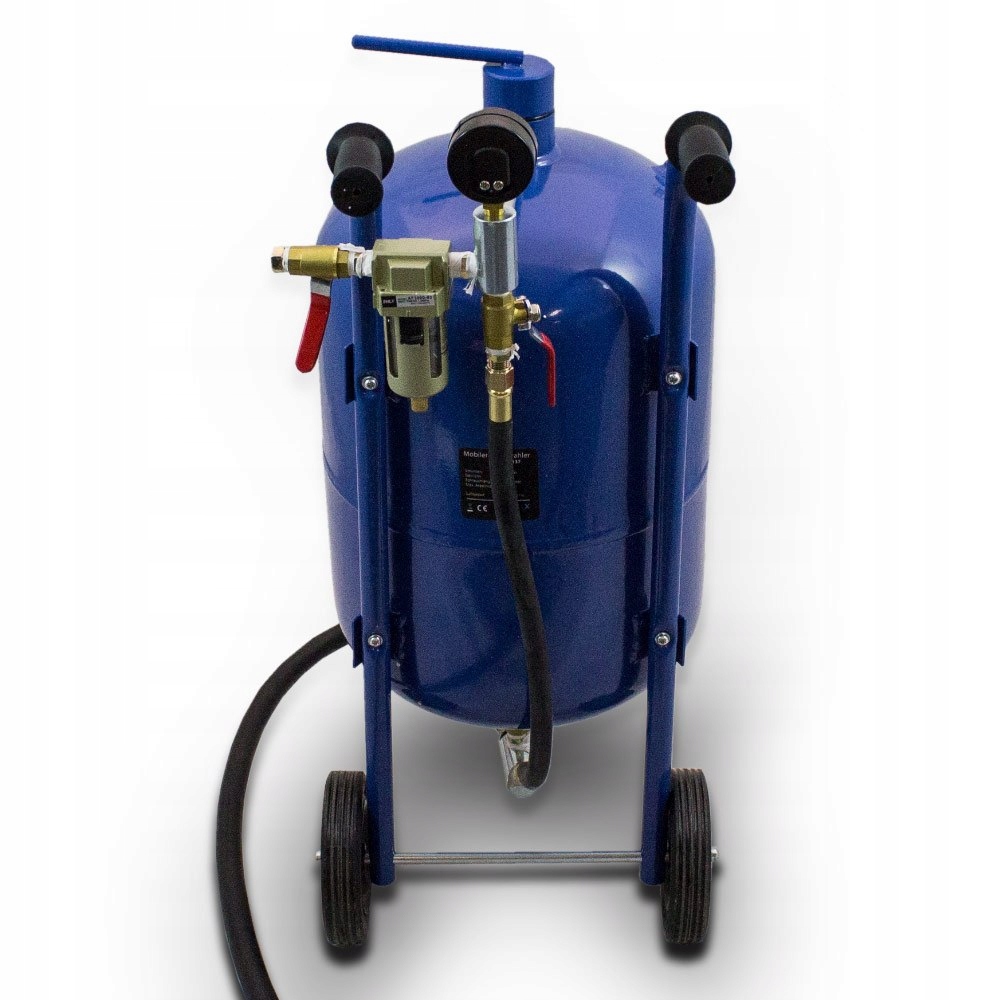 МОБИЛЬНЫЙ СИФОН ПЕСКОСТРУЙНАЯ МАШИНА 38L 4 НАСАДКИ ШЛАНГ КОМПЛЕКТ