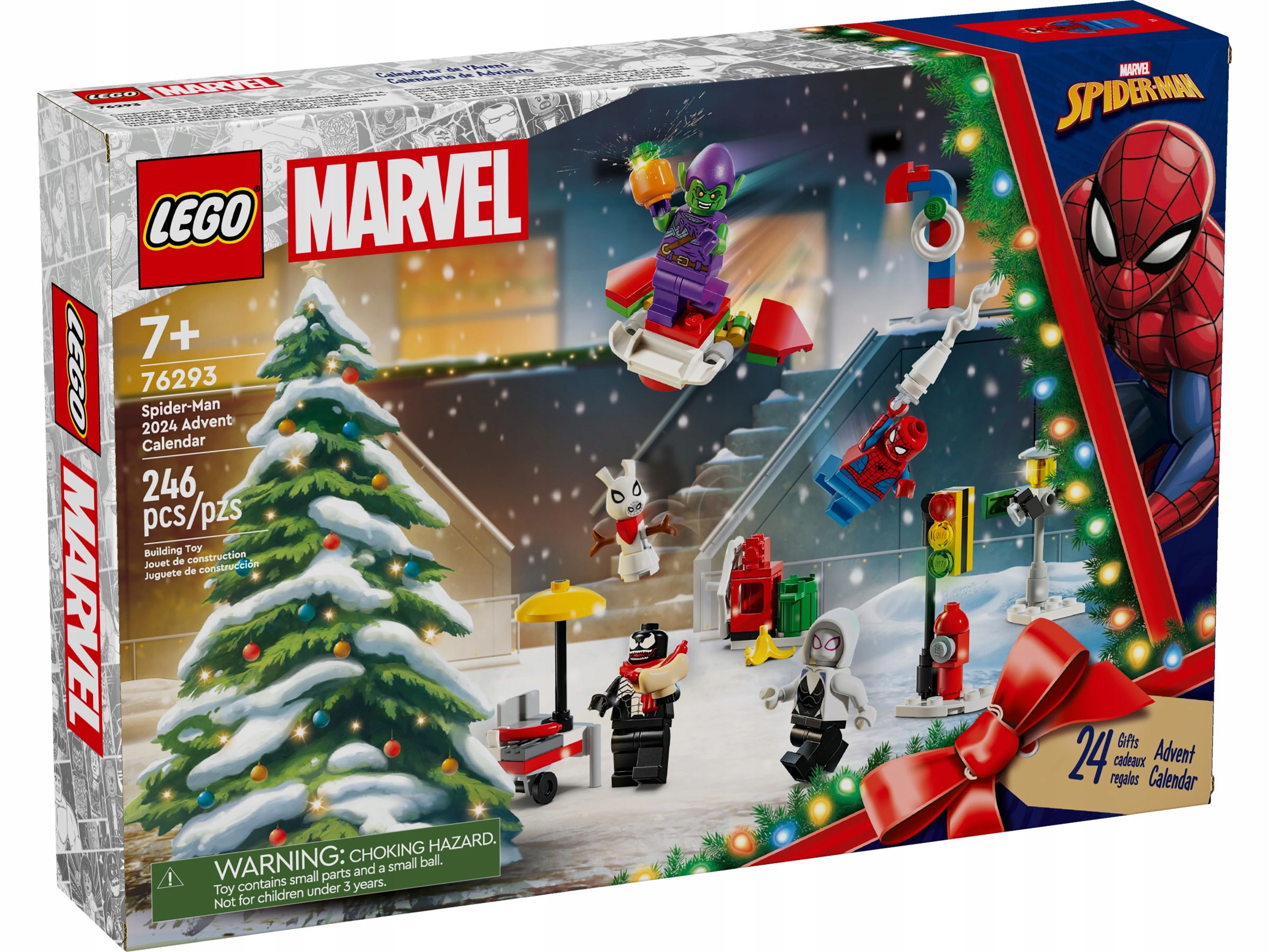 Lego 76293 Marvel Heroes Spider-Man Adventní kalendář 2024 Nový