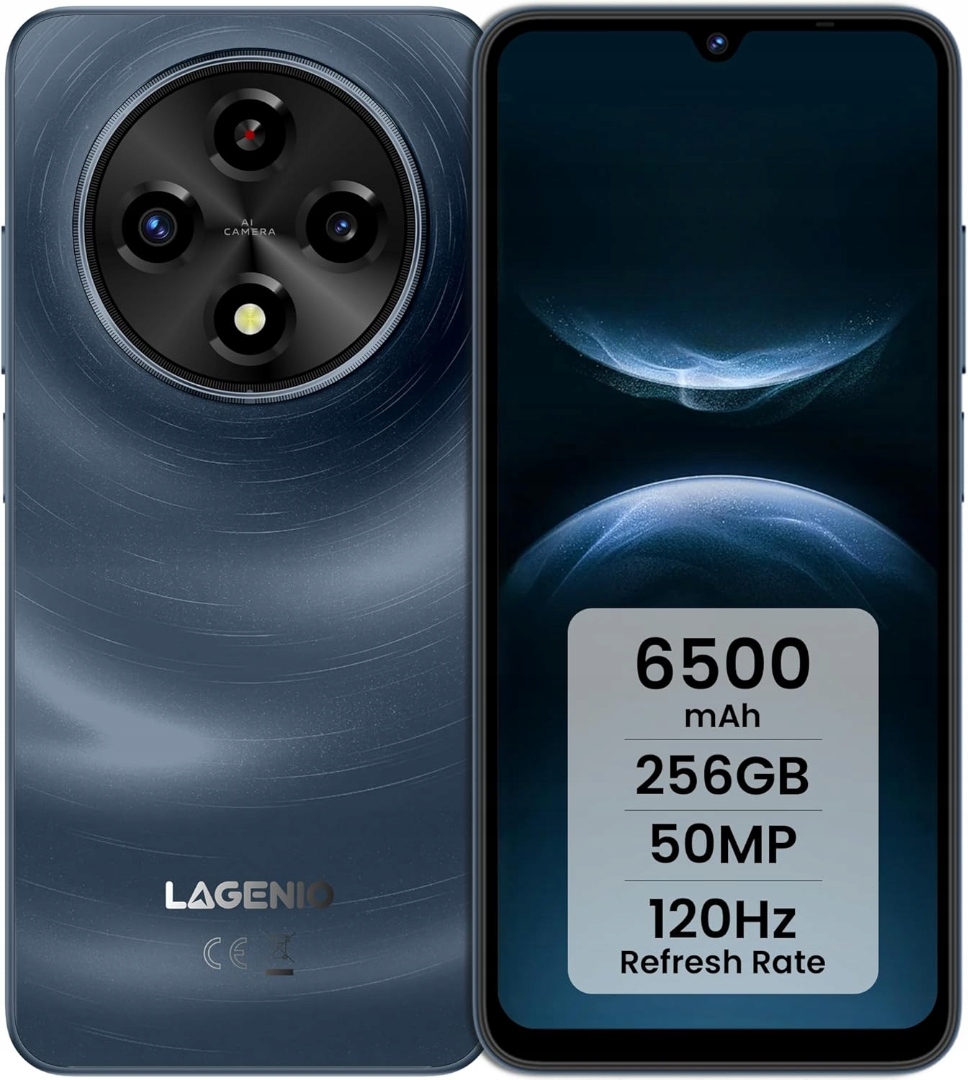 Smartphone Lagenio A12 Pro 8GB/256GB 4G Lte 6500MAH 50MP Android Telefon