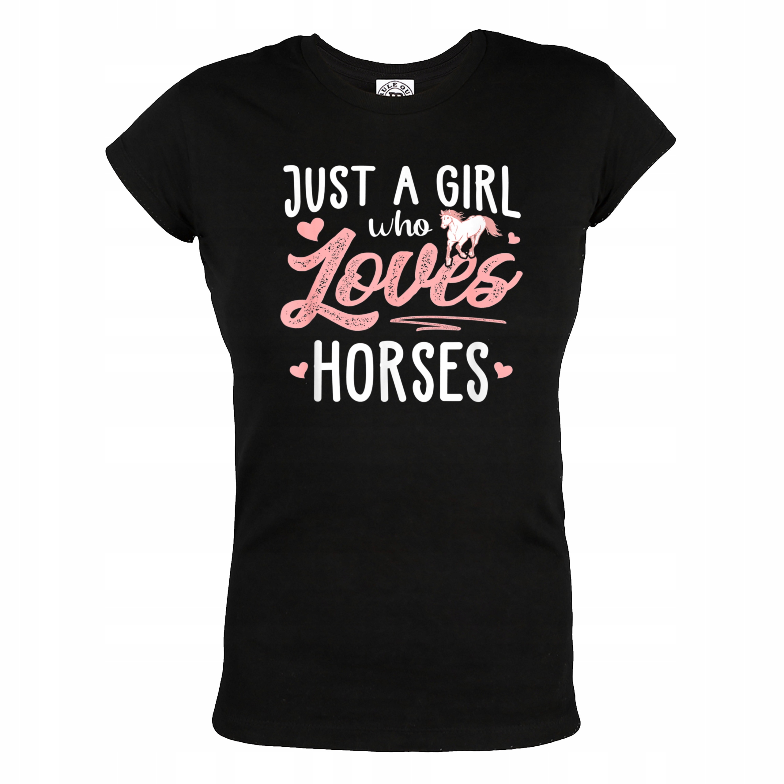 

Damska Koszulka Z Koniem Who Loves Horses Koń