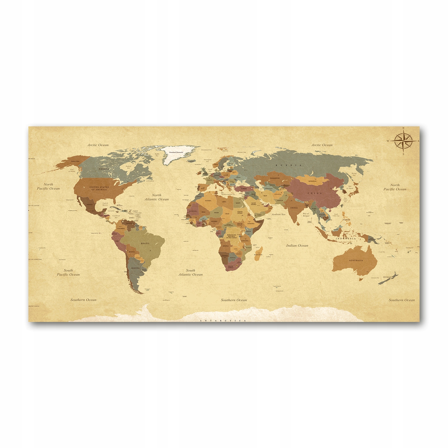 

Foto-obraz akryl Mapa polityczna zdjęcie 140x70 cm