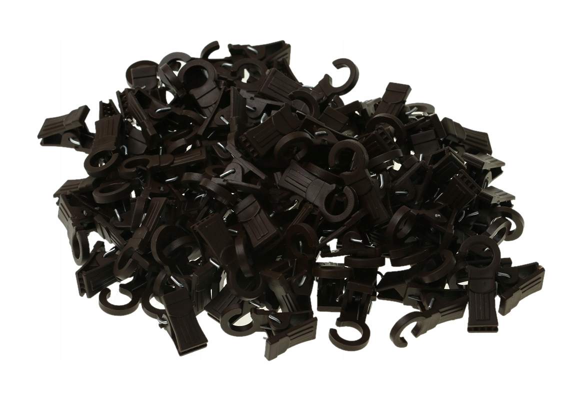 ŻABKI PLASTIKOWE ORZECH DO KARNISZY NA KÓŁKO 100x