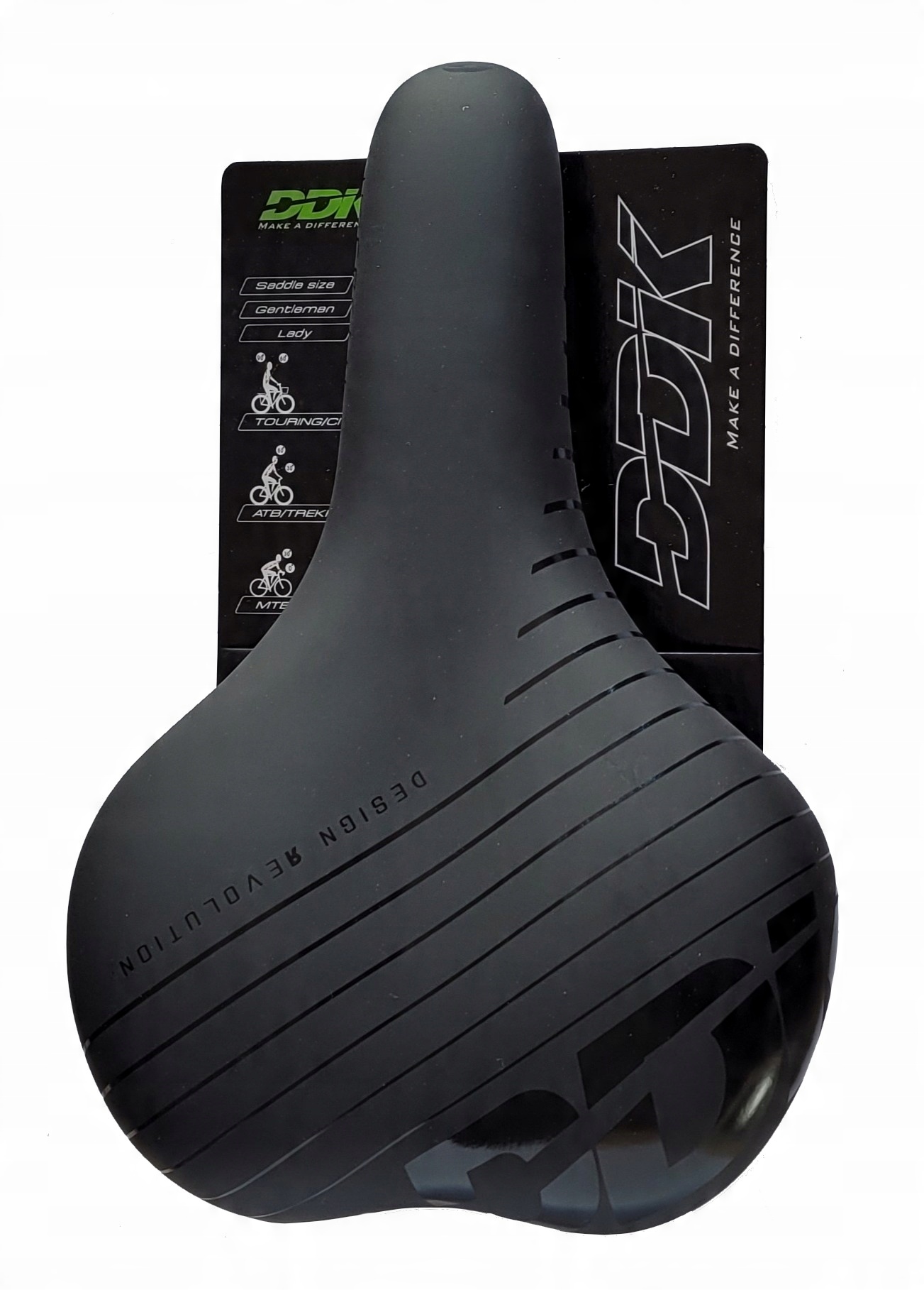 

Siodło Rowerowe Ddk Trekking D225 Superfly L=265mm