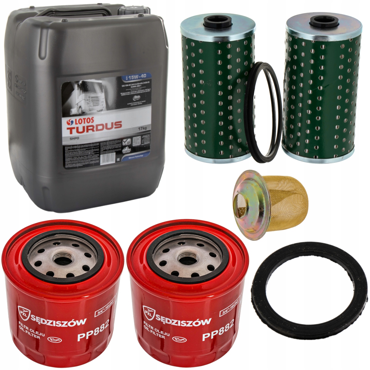 

Zestaw serwisowy filtrów oleju C-385 Zetor 6 cyl