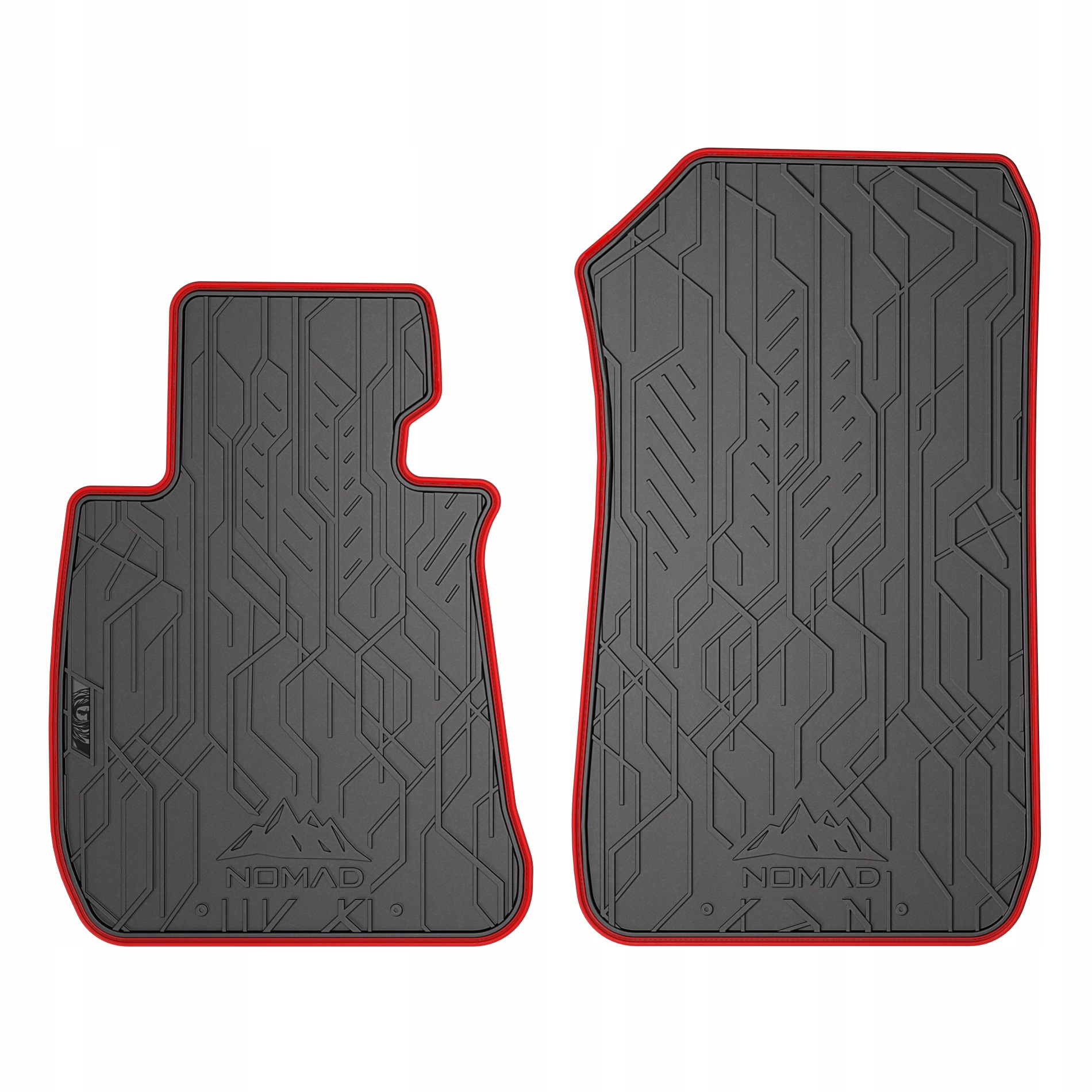 Gumové koberce Nomad Bmw řady 3 E92 2006-2012, červené