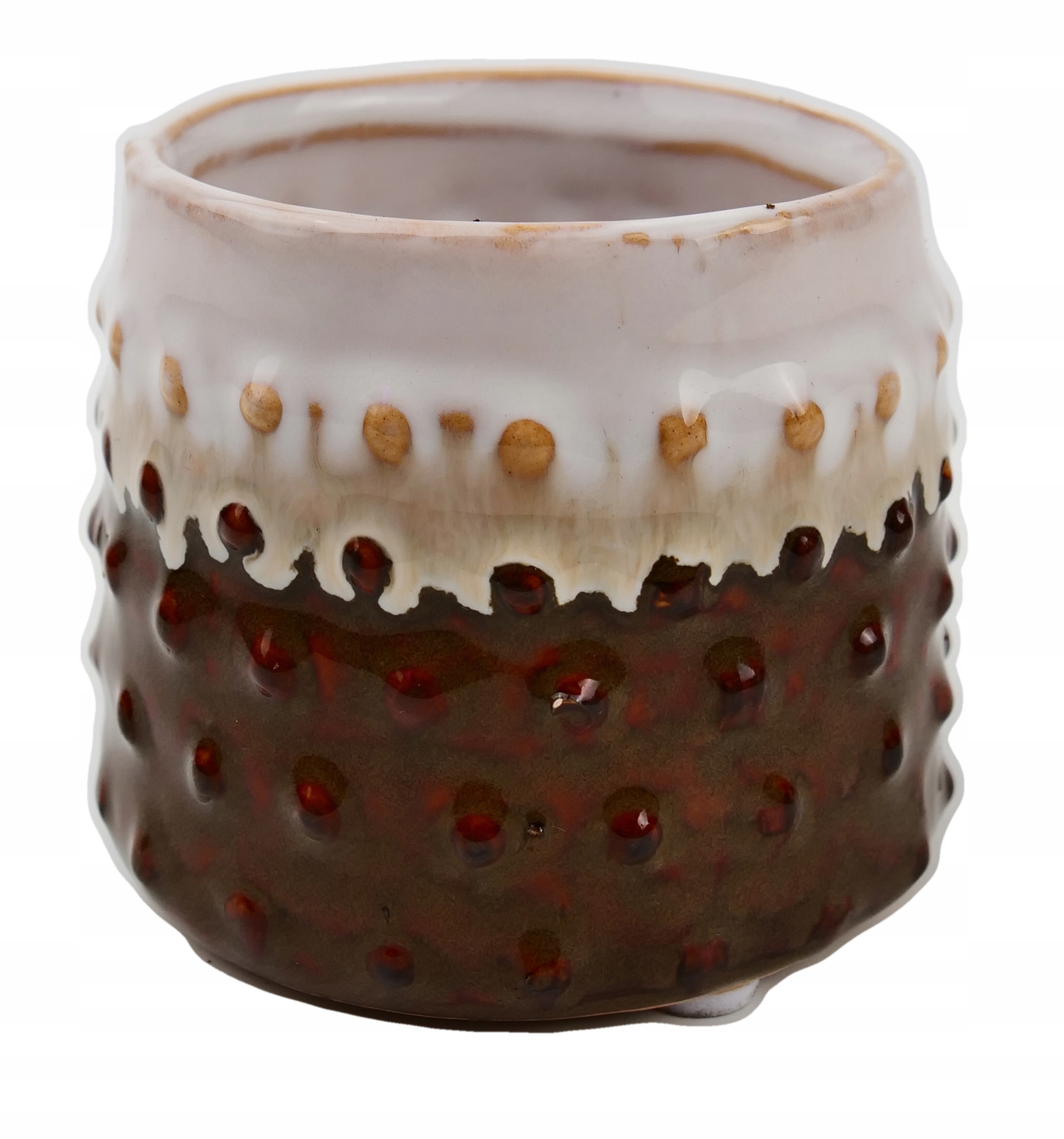 

Doniczka osłonka do roślin szer. 6cm szkliwiona