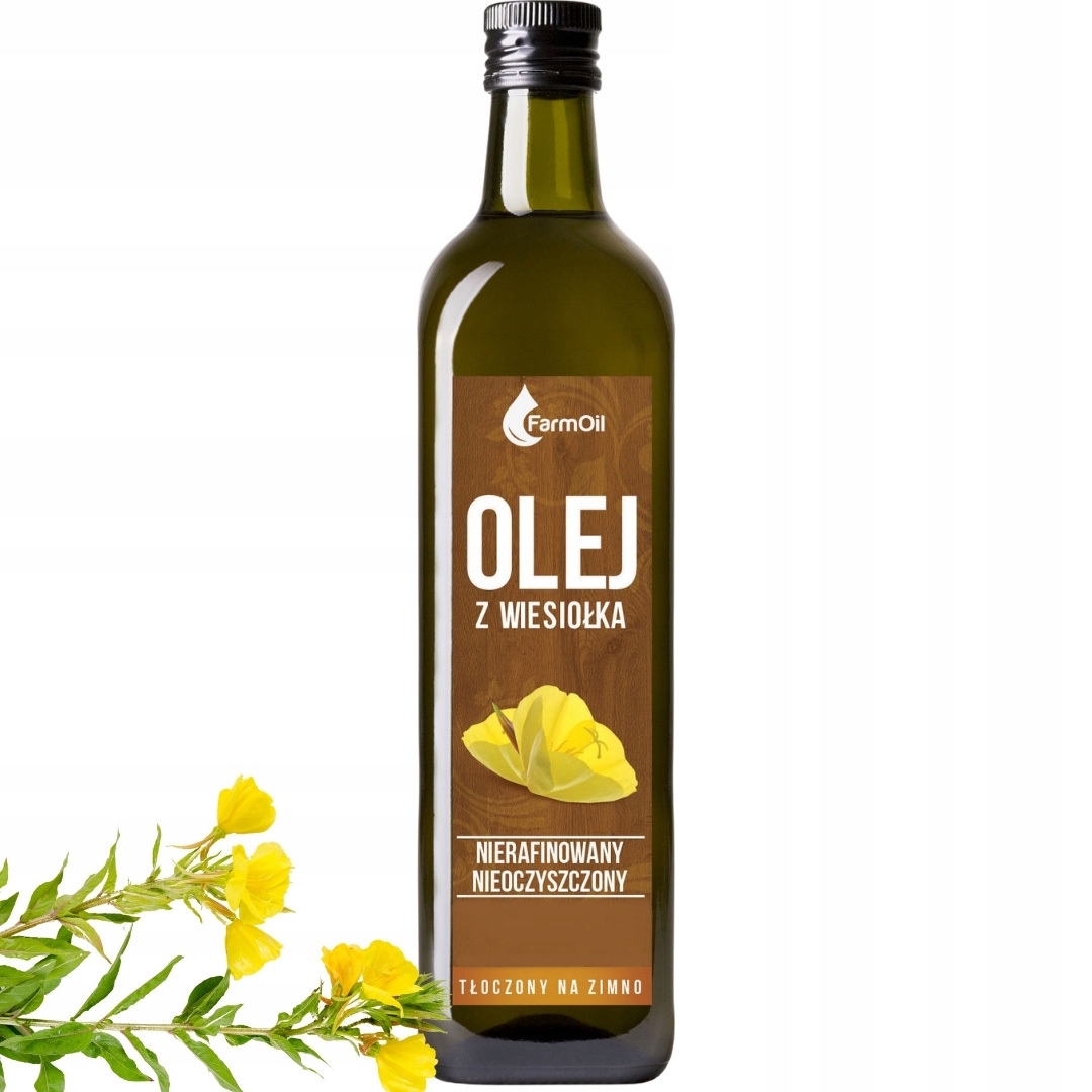 Olej z wiesiołka tłoczony na zimno 500 ml