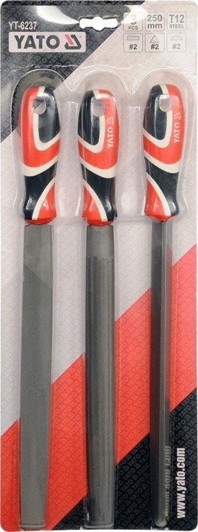 YATO YT-6237 PILNIKI DO METALU 250MM KPL.3SZT Kod producenta YT-6237