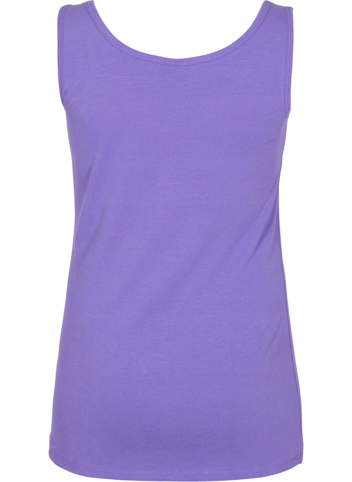 ZIZZI KLASYCZNY FIOLETOWY TOP 010E 44 Wzór dominujący bez wzoru