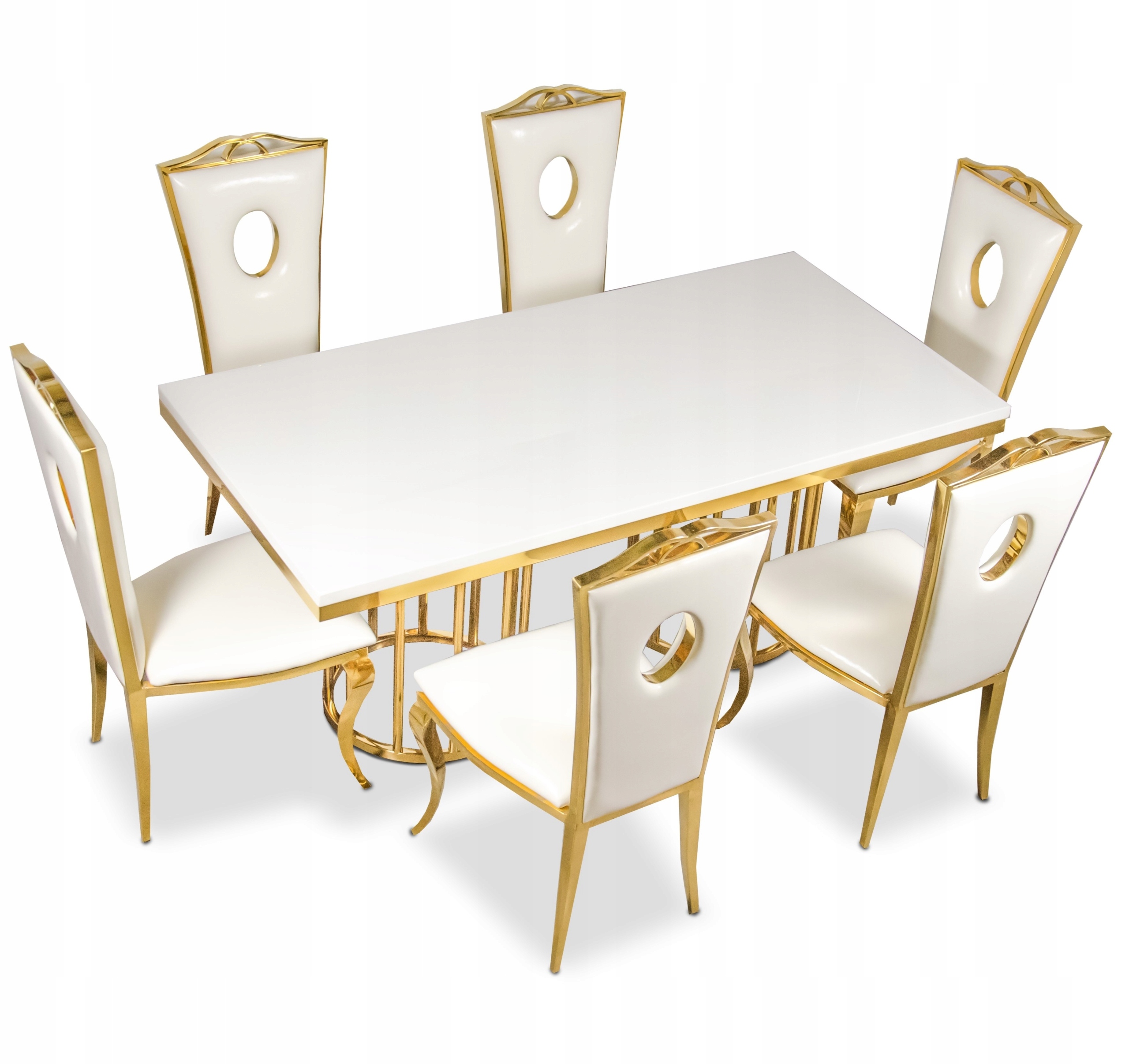 Stół czarny ceramiczny sztuczny marmur Kamienny jadalnia kuchnia 180x90