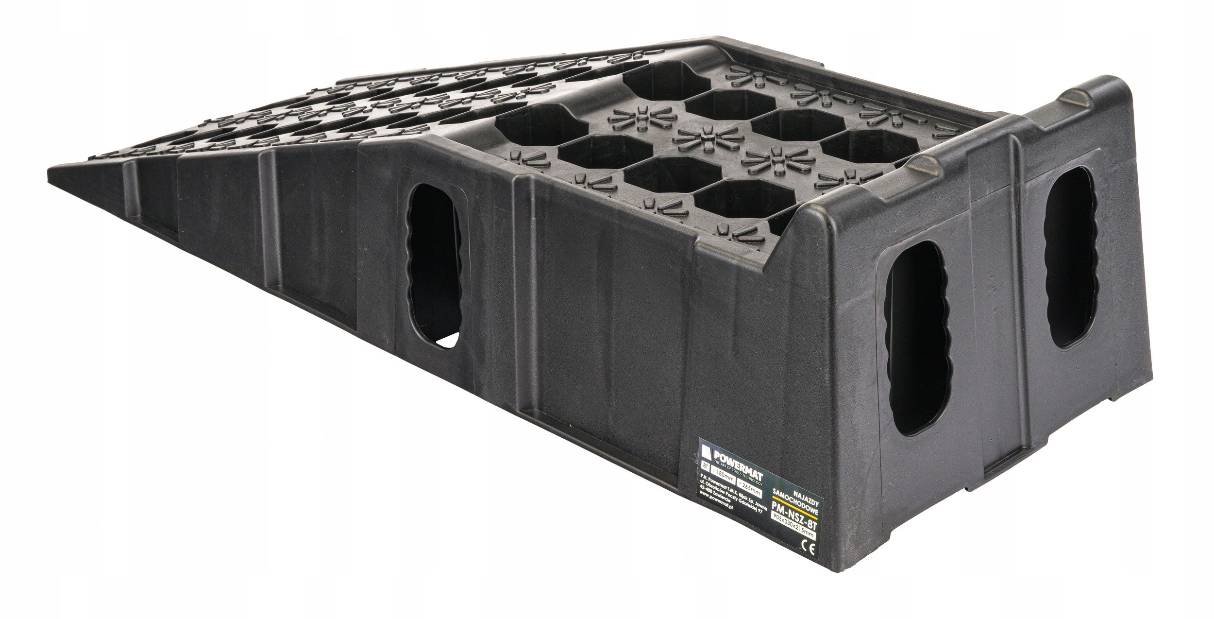 NAJAZDY SAMOCHODOWE WARSZTATOWE RAMPY PLATFORMY 2 SZT. 8 TON + TORBA WOREK Marka Powermat