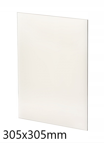 Sklo do krbu Kratki 305 x 305 mm 30,5 x 30,5 cm