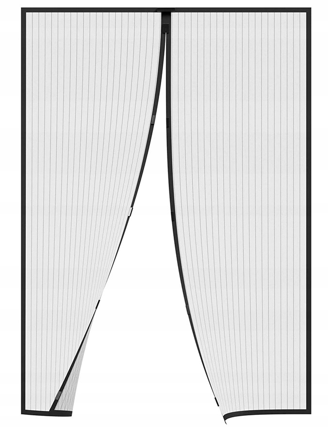 MOSKITIERA MAGNETYCZNA NA DRZWI OKNO MAGNES BALKONOWE 140/150/160 x 210/220 Marka inna