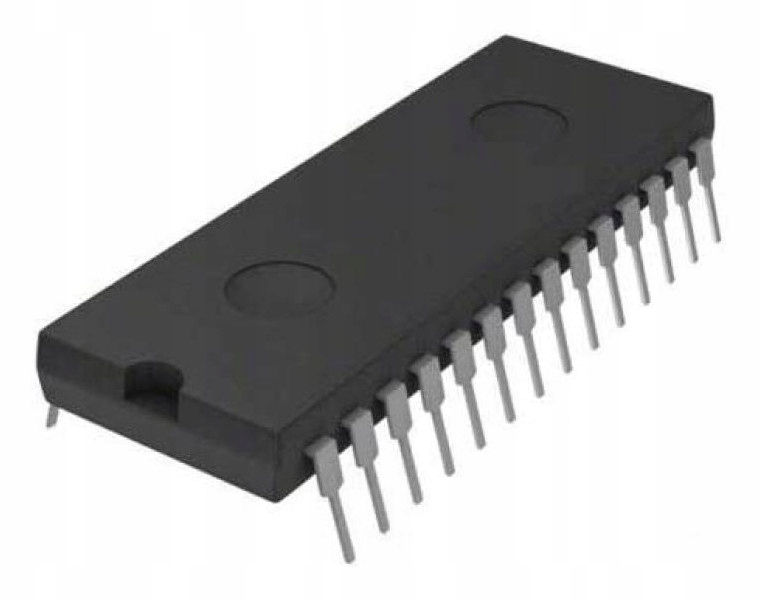 Układ scalony MM1382 : RGB Video Amplifier with OSD, DIP28