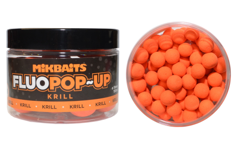 Kulki proteinowe Mikbaits Fluo Pop-Up Krill 10 mm