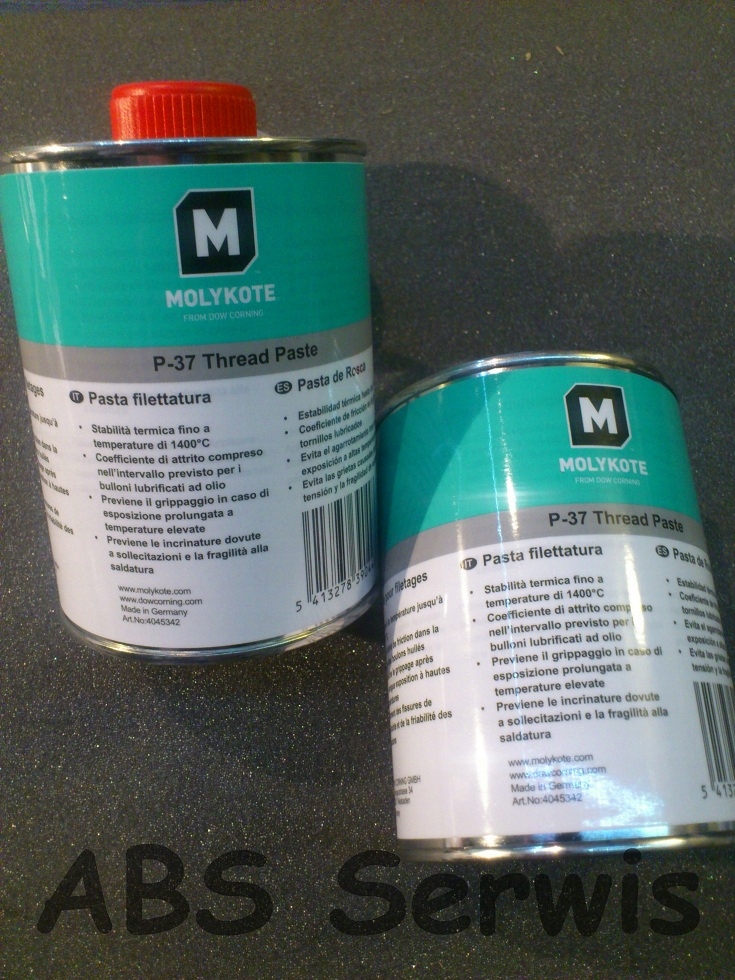 Molykote P-37 500g Pasta temperaturowa 1400'C Rodzaj smar miedziowy