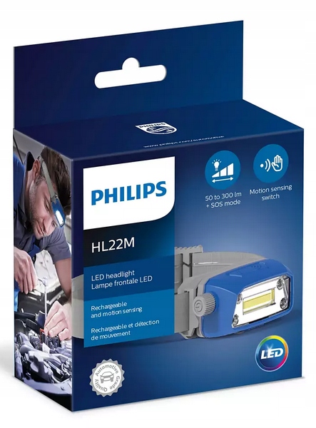 LATARKA LAMPA CZOŁOWA CZOŁÓWKA LED CZUJNIK RUCHU Kod producenta HL22m