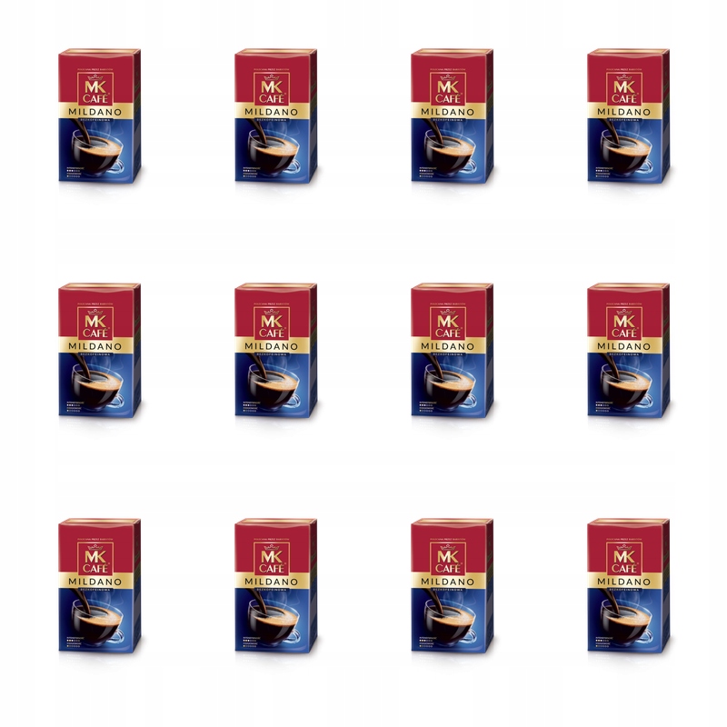 Mk Cafe Mildano Bezkofeinová 250 g káva mletá káva X12