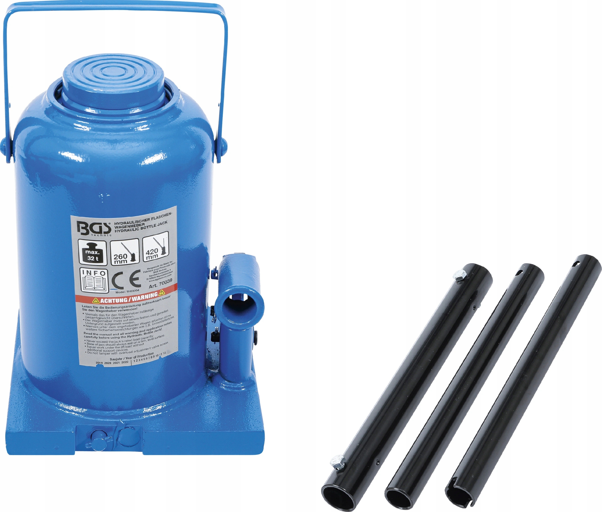 Bgs 70039, Hydraulický zdvihák bábika 32 t