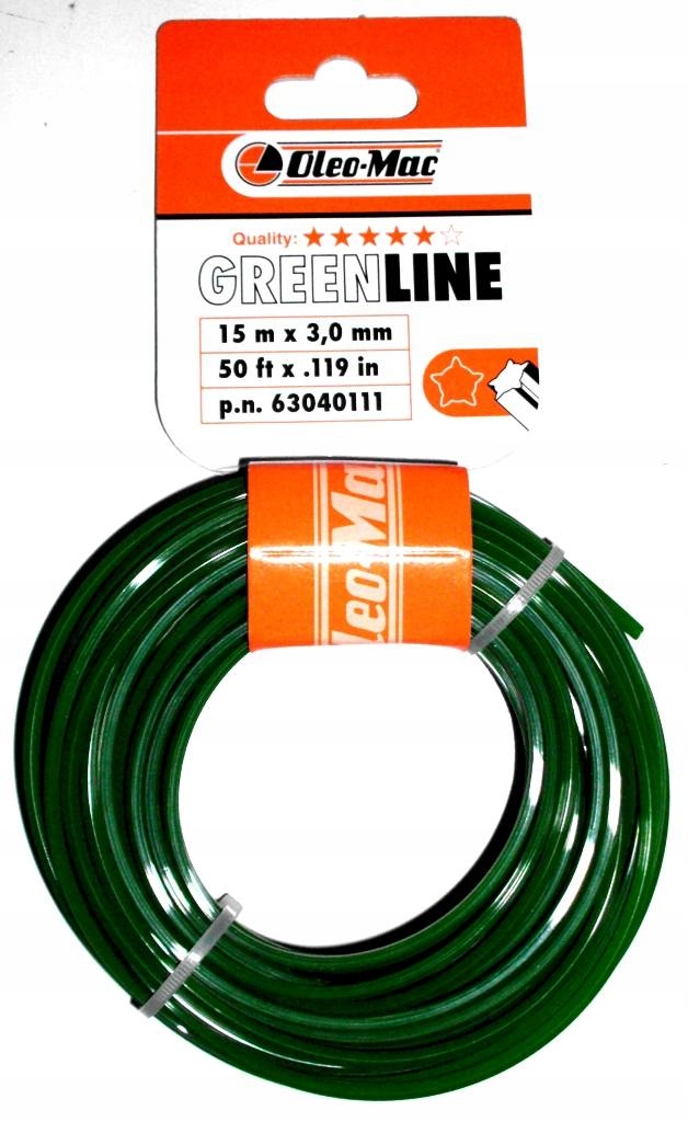 

Żyłka Tnąca Oleo-mac 3,0MM*15M Gwiazdka