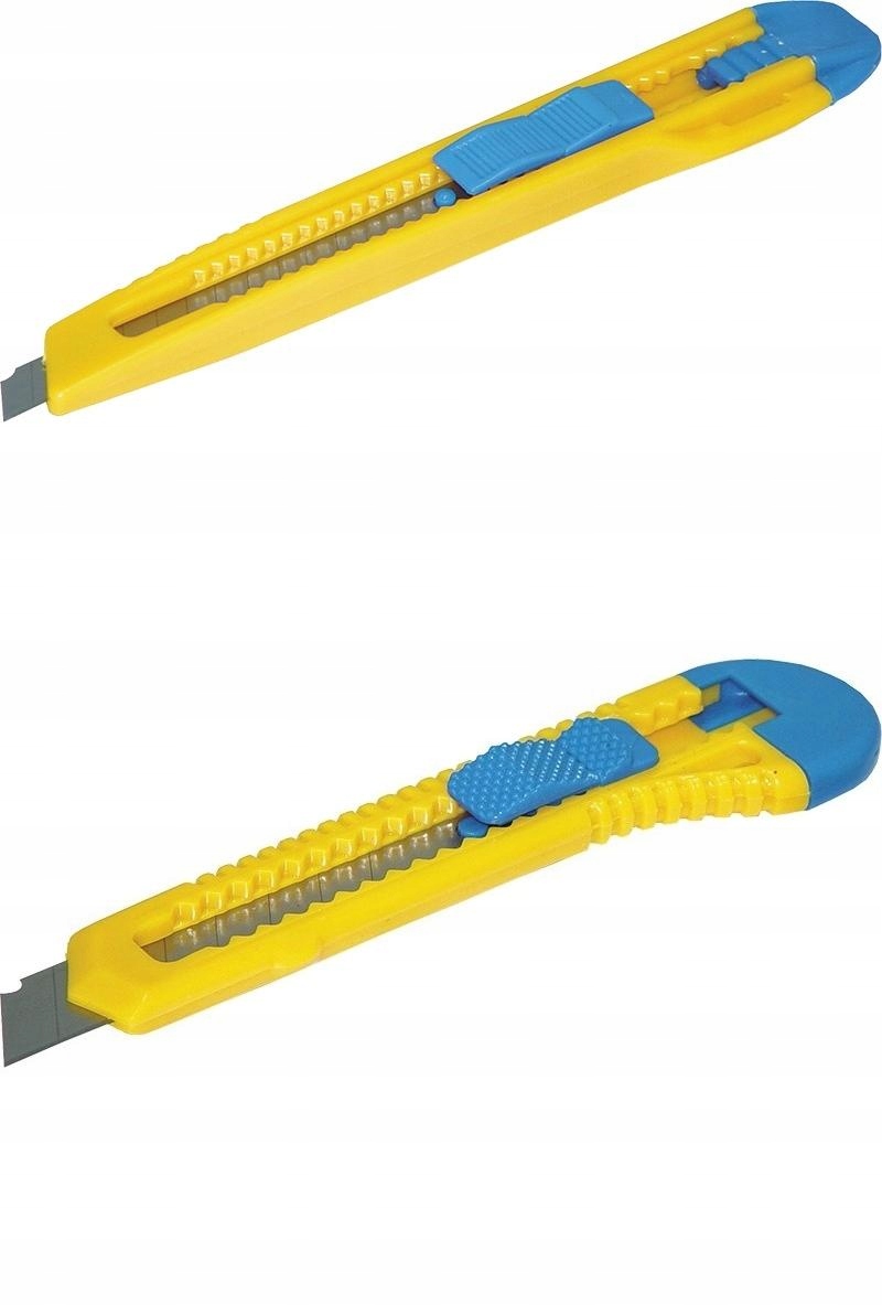 2 x Nożyk do papieru tapet listów kopert 18 mm + 9mm