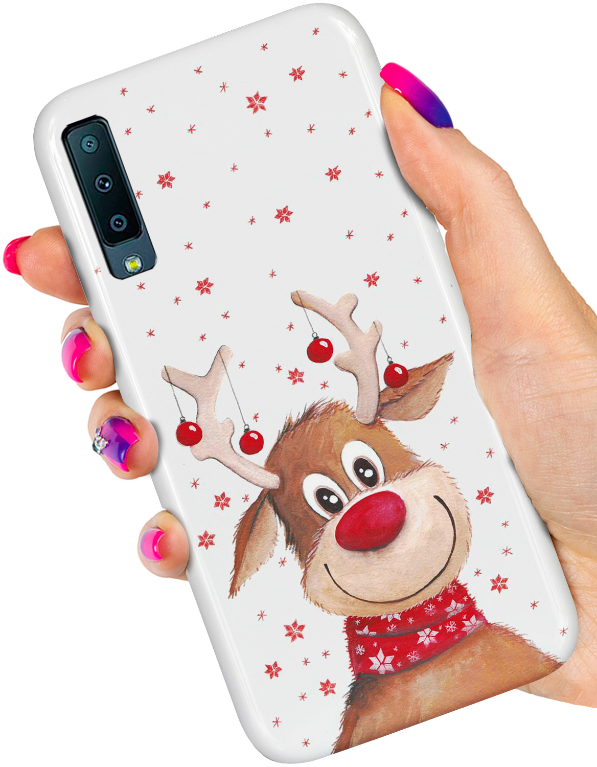 

Etui Świąteczne do Samsung Galaxy A7 2018 Szkło