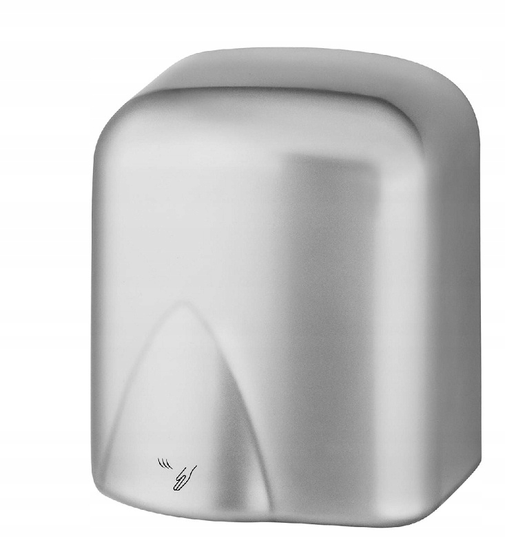 Sušička rúk Max 1650 W strieborná, elegantný dizajn